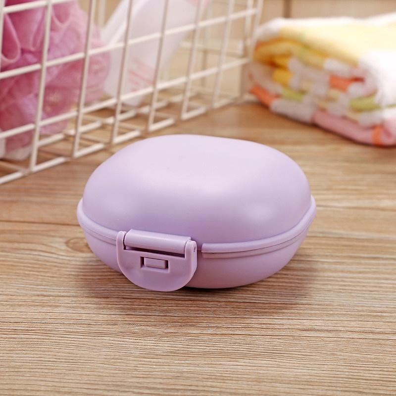 2 Pièces Boîte à Savon Portable Couleur Bonbon Maison Douche Voyage Randonnée Porte-Savon Récipient Porte-Savon Articles de Salle de Bain.