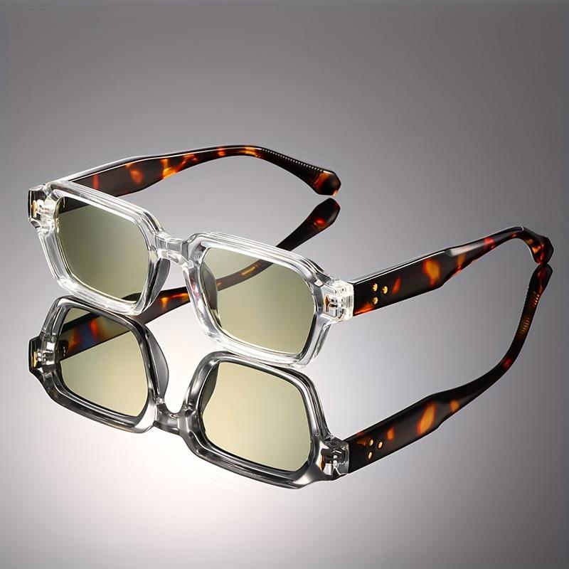 High-end retro square full-frame decorative lenses, classic, durable and versatile for both men and women