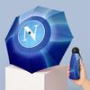 Napoli FC Mini 5 Fold Pocket Umbrella Compact Lightweight Anti UV Rain Sun Protection Umbrella Portable Travel Umbrella