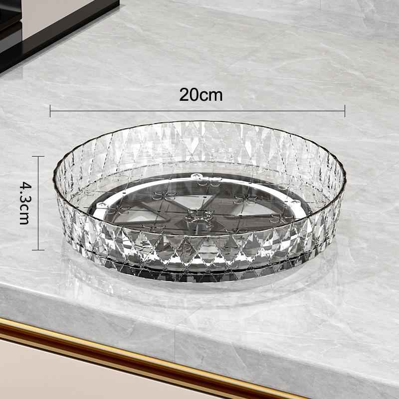 

360° Rotating Rack,multifunctional Storage Turntable For Kitchen Countertops,spice Storage Rack,living Room Desktop Storage Tray