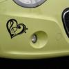 Car Exterior Decor Creative Sticker Treble Clef Heart Music Decal DIY Reflective Car Decoration Auto Parts