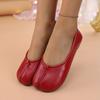 Damen Leder Zehentrenner Slipper, Flache Schuhe, Bequeme Schlupf Ärmel, Atmungsaktive Freizeitschuhe
