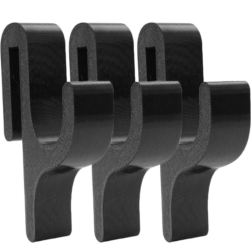 

1/20pcs Bathroom Shower Door Hooks Waterproof Heavy Duty Hook Home Towels Clothes No Drill Installation Storage Organization 1pc чорний