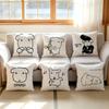 Korean Puppy Comfortable Soft Pillow Case for Sofa Living Room Home Office GGanadi Decor Protective Covers