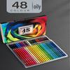 Krasner Oil-Based Water-Soluble Colored Pencils Set - 72/120/180 Colors for Student Art Drawing.