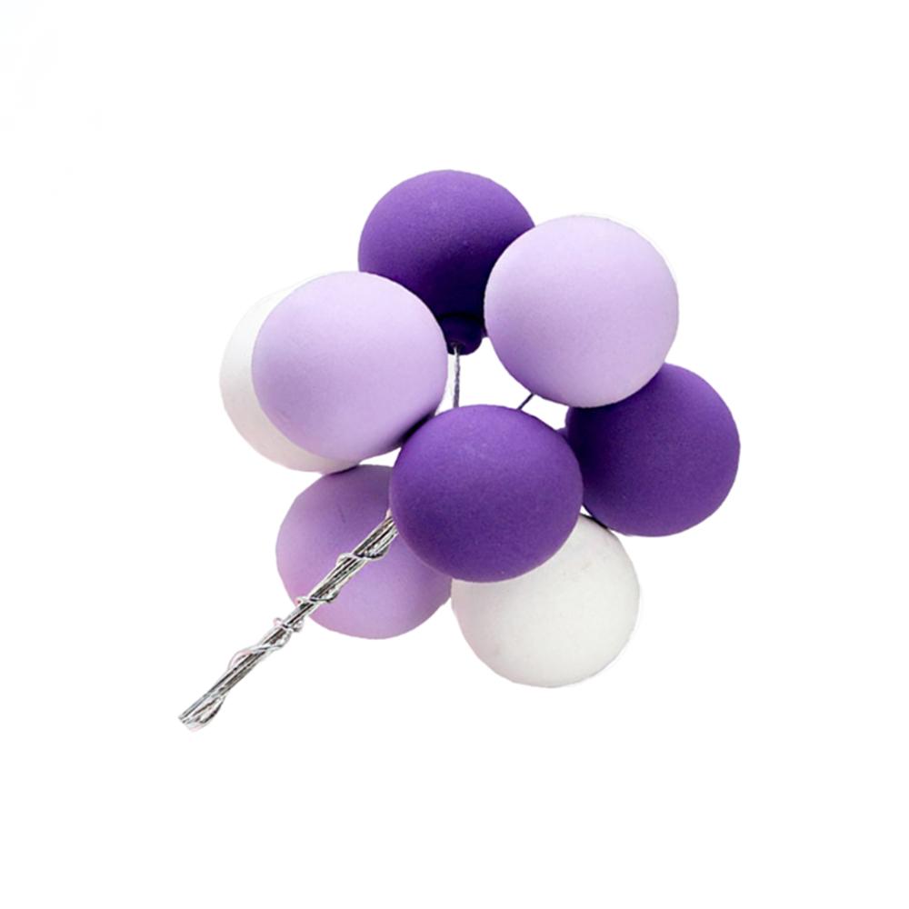 8Pcs Mini Balls Cake Toppers Color Balloons Cake Decoration Cupcake Flag Dessert Diy Supplies Birthday Decoration Baby Shower