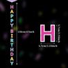 Ins Style Laser Happy Birthday Banner for Party Decorations