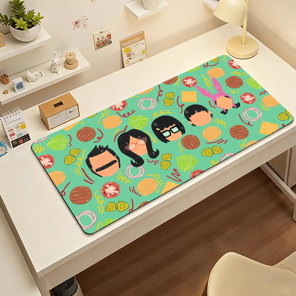 Anime B-Bob's Burgers Mouse Pad Computer Laptop Rubber Non-slip Mouse Mat Mousepad Gamers Decoracion Desk Mat