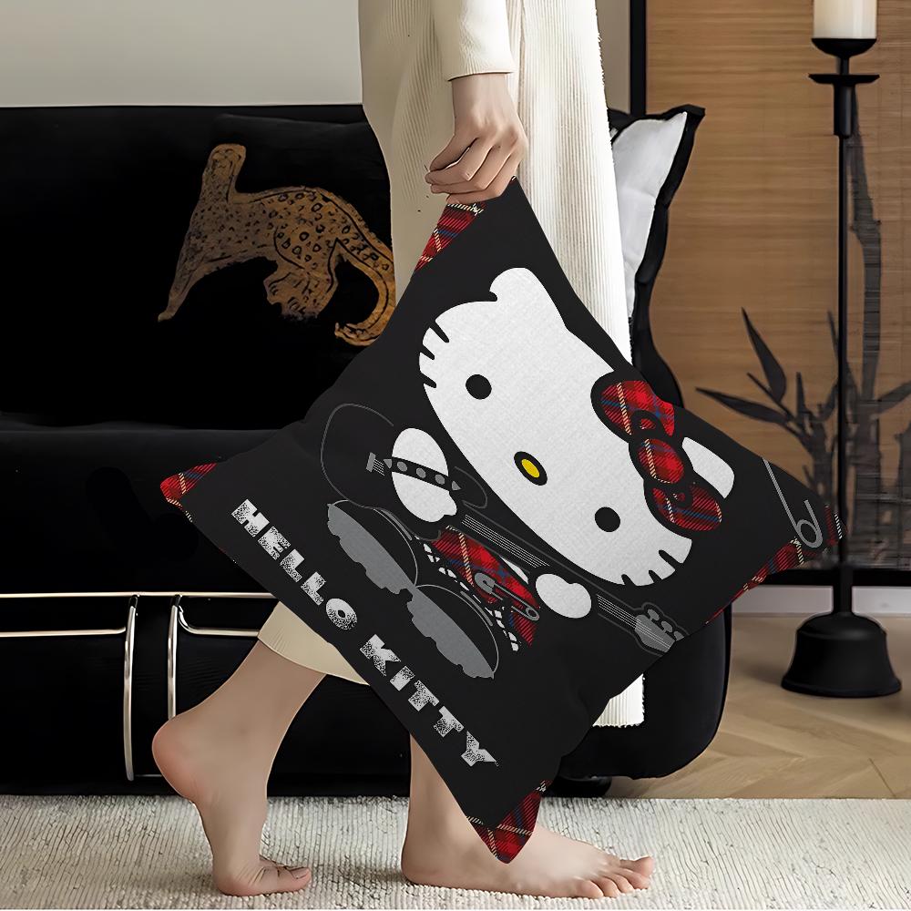 H-Hello-K-KittyS Cushion Cover Pillowcase Upholstery Sofa Throw Pillow Home Decor Pillowcas