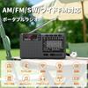 XHDATA D368 Portable FM AM SW Radio with High Sensitivity, DSP Stereo, Type-C Charging, MP3 Player, Battery Operated