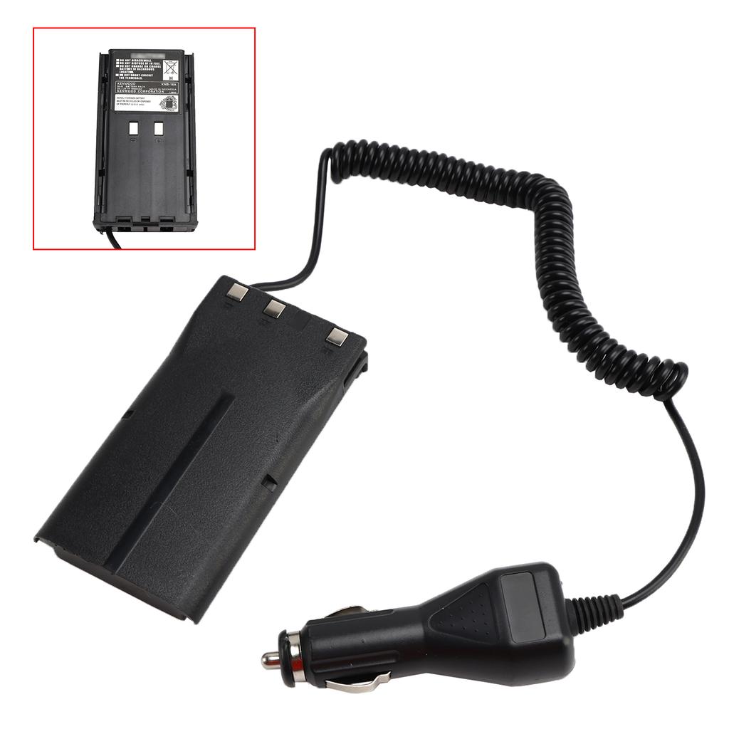 KNB-16A/17A Car Charger 12V/24V Battery Eliminator For TK-480 TK-385 TK-280