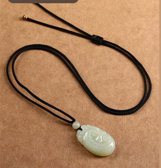 Natural Xinjiang Hetian Jade Ruyi Pendant with Pixiu for Men and Women - Auspicious Design