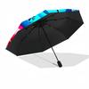Lilo Stitch Love Portable Automatic Umbrella Folding Umbrella with 8 Ribs Sturdy Construction All-Season Use Fashion Lovers