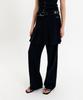 Lugkaeseuteu Bolin Pleated Layered Pants_Black