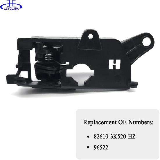 Front Left Drive Interior Door Handle For Hyundai Sonata 2008 2009 2010 826103K520HZ,Black