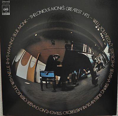 

LP Record THELONIOUS MONK - Thelonious Monk s Greatest Hits SONX60048 CBS SONY 1969 Japan Jazz Used