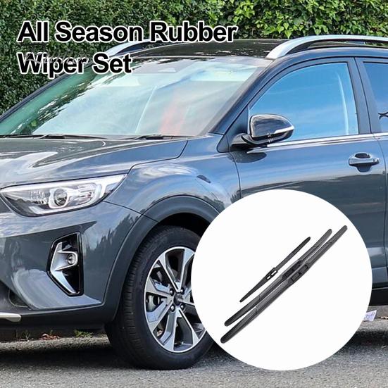 Front Rear Wiper Kit 3Pcs/Set Car Blades for Kia Stonic 2016-2023, All Streak Free Wipers Weather Performance Beam Blades, 26"+16"+11" Automotive