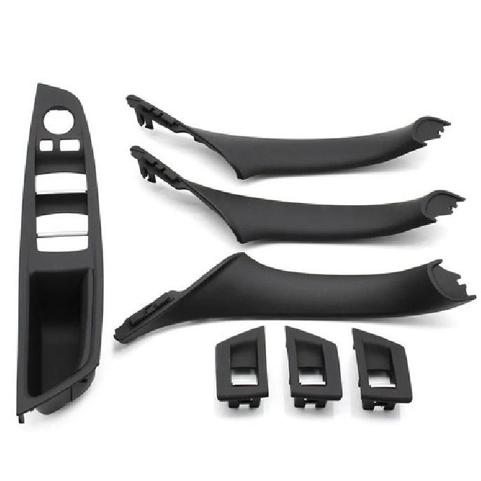 7Pcs For BMW 5 Series F10 F11 F18 520 523 Car interior Door Handle ABS Part Trim