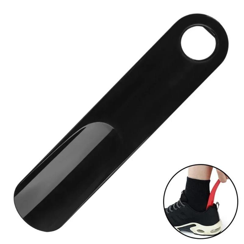Flexible Sturdy Plastic Shoe Spoon Shoehorn Portable Shoe Lifter Helper Household Travel Wear Tool