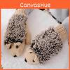 Gemütliche Damen Mädchen Warme Cartoon Igel Handschuhe Weiche Gestrickte Winter Fäustlinge