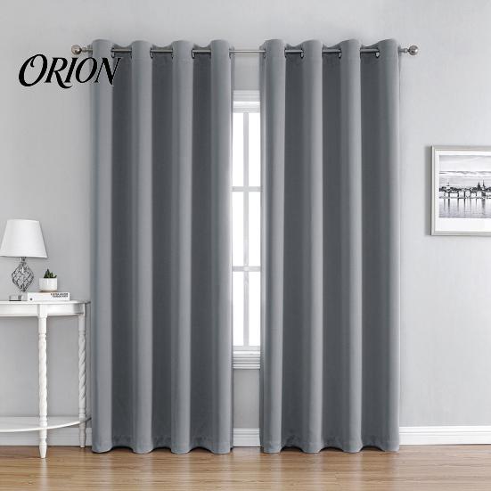 Versatile Home Decor Curtains 1 Panel Blackout Curtain, 39 Inch Wide, Heat & Light Blocking Soft Drape Window Shades Grommet Top, Thermal Insulated