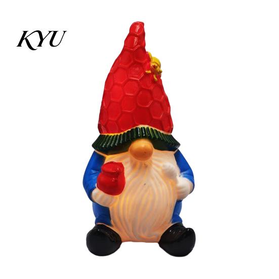 Vinyl Desktop Nightlight Christmas Night Light, Santa Snowman Elk Bell Figurine Lamp, Glowing Small Festive Room Accents LED Tabletop Decor,