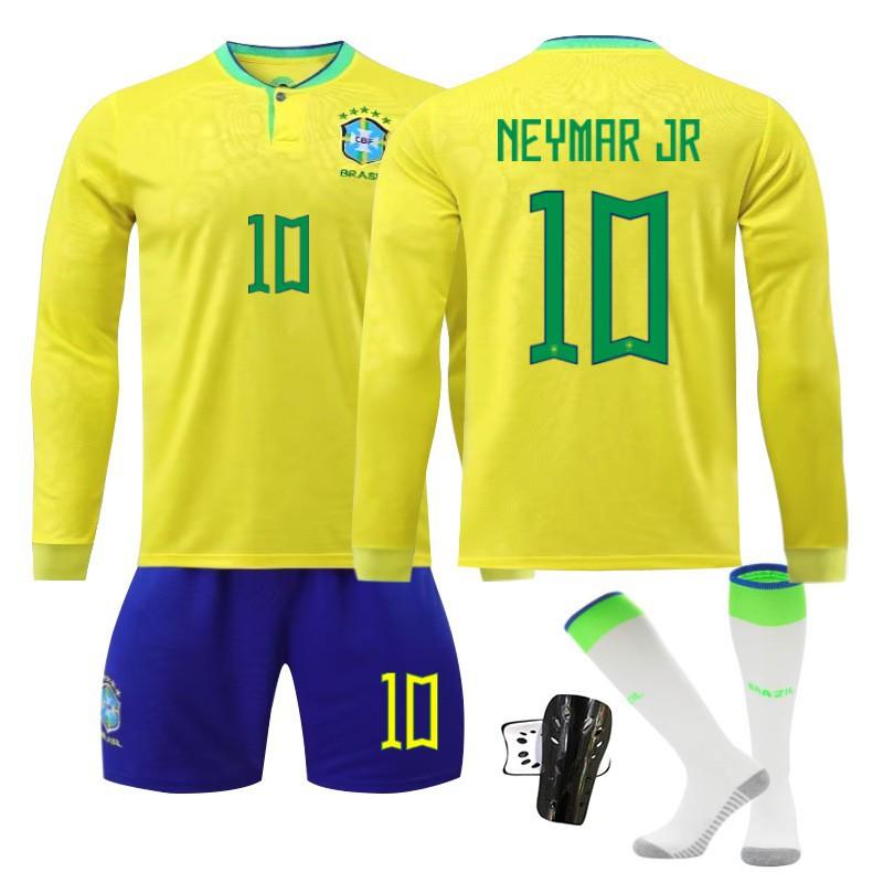 2223 Long-sleeved Football Uniform Set Neymar