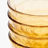 LOCK&LOCK Crystal Amber 6-Piece Tableware Set