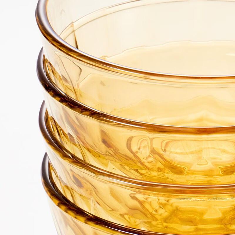 LOCK&LOCK Crystal Amber 6-Piece Tableware Set
