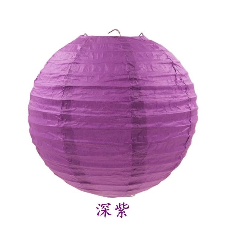 4/6/8/10/12/14/16inch Chinese Paper Ball Lampion Hanging White Wedding Decoration Paper Lanterns Lampshade Birthday Party Decor