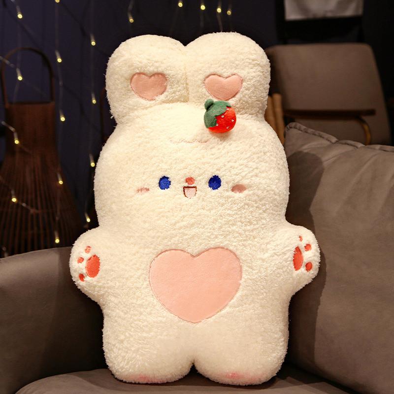 Cute Rabbit Panda Frog And Pig Plush Pillow And Blanket For Office Time Nap