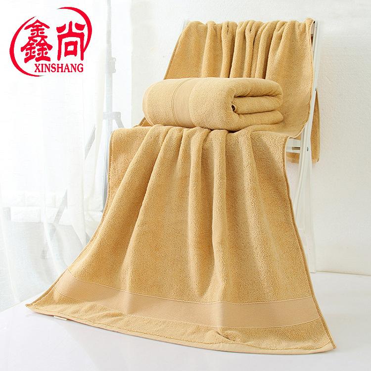 Bath Towel Pure Cotton Combed Cotton Wine Bath Towel Adult Thickened Absorbent Cotton Marathon Beach Towel