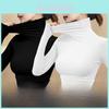 Oversized High Neck T Shirt For Women With Embroidery Pure Color Spring Autumn Inner Layer