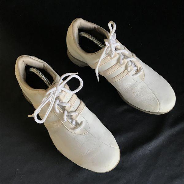 Adidas Golf Shoes FitFORM Driver Isabelle 3.0 UK5.5 24.0cm White Sneakers Shoes Trainers(USED)