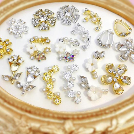 Unhas requintadas Strass Acessórios requintados Multiuso