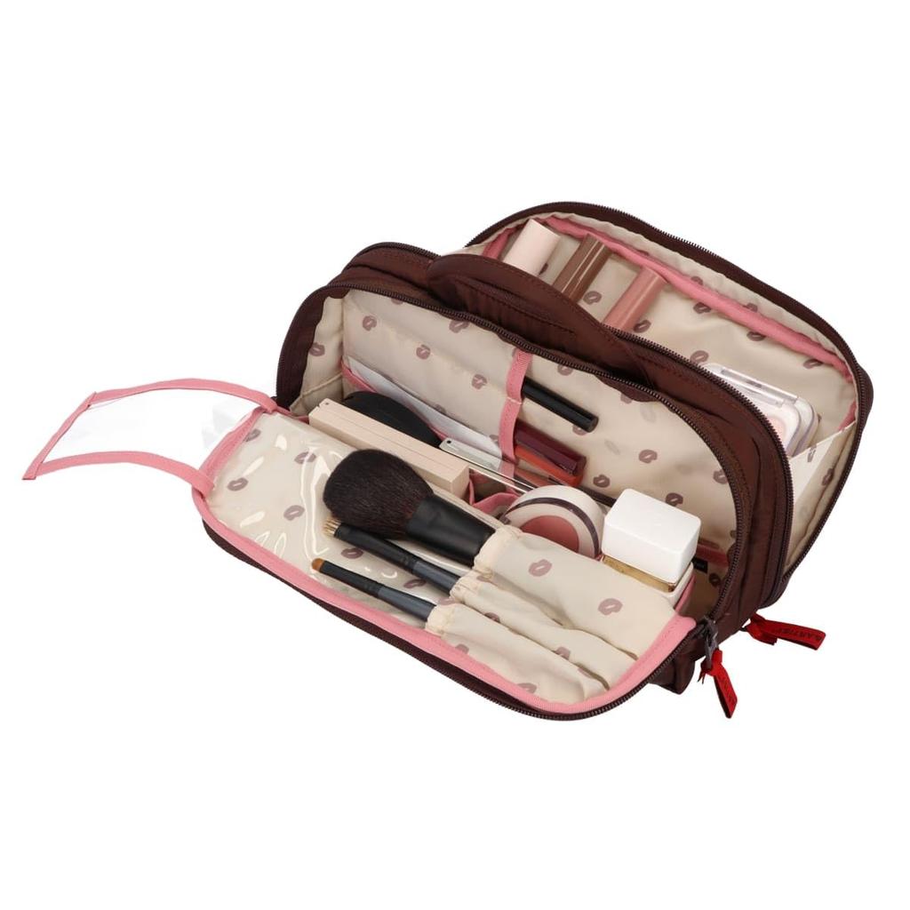 Large Capacity Cosmetic Large Slope Shape Porti Lip Pouch, Pouch, 4WP-PU120, Artisan&artist