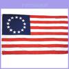 Steag Vechi cu 13 Stele American Coloniile SUA Betsy Ross Design Retro în Roșu Albastru 3x5ft