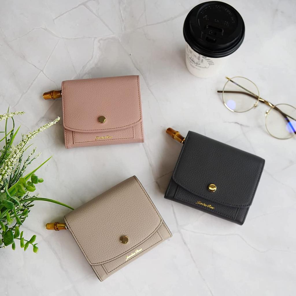 Jewel Narrows Genuine Leather Wallet [Folly Wallet] Bifold Wallet No. 15146