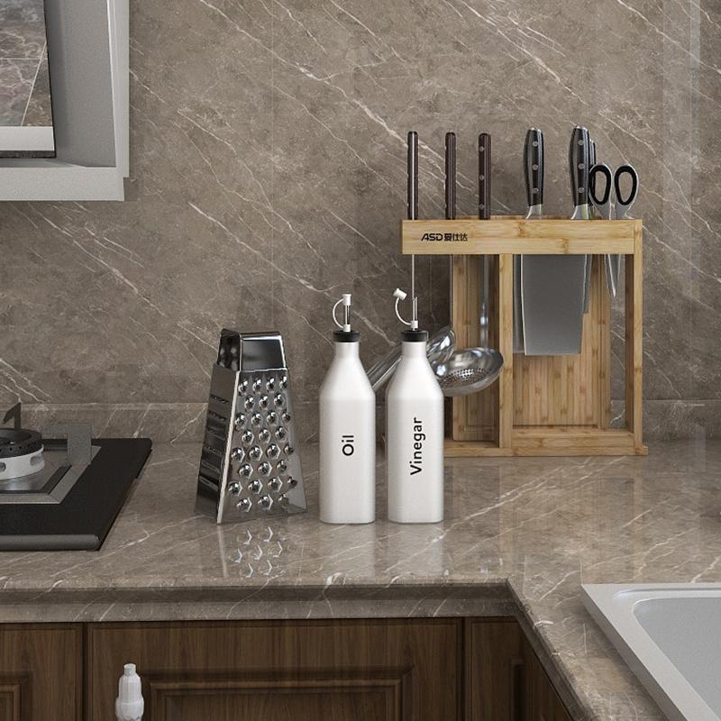 Waterproof Pvc Marble DIY Self-adhesive Wall Stickers Kitchen Renovation Wallpaper Decorative Film