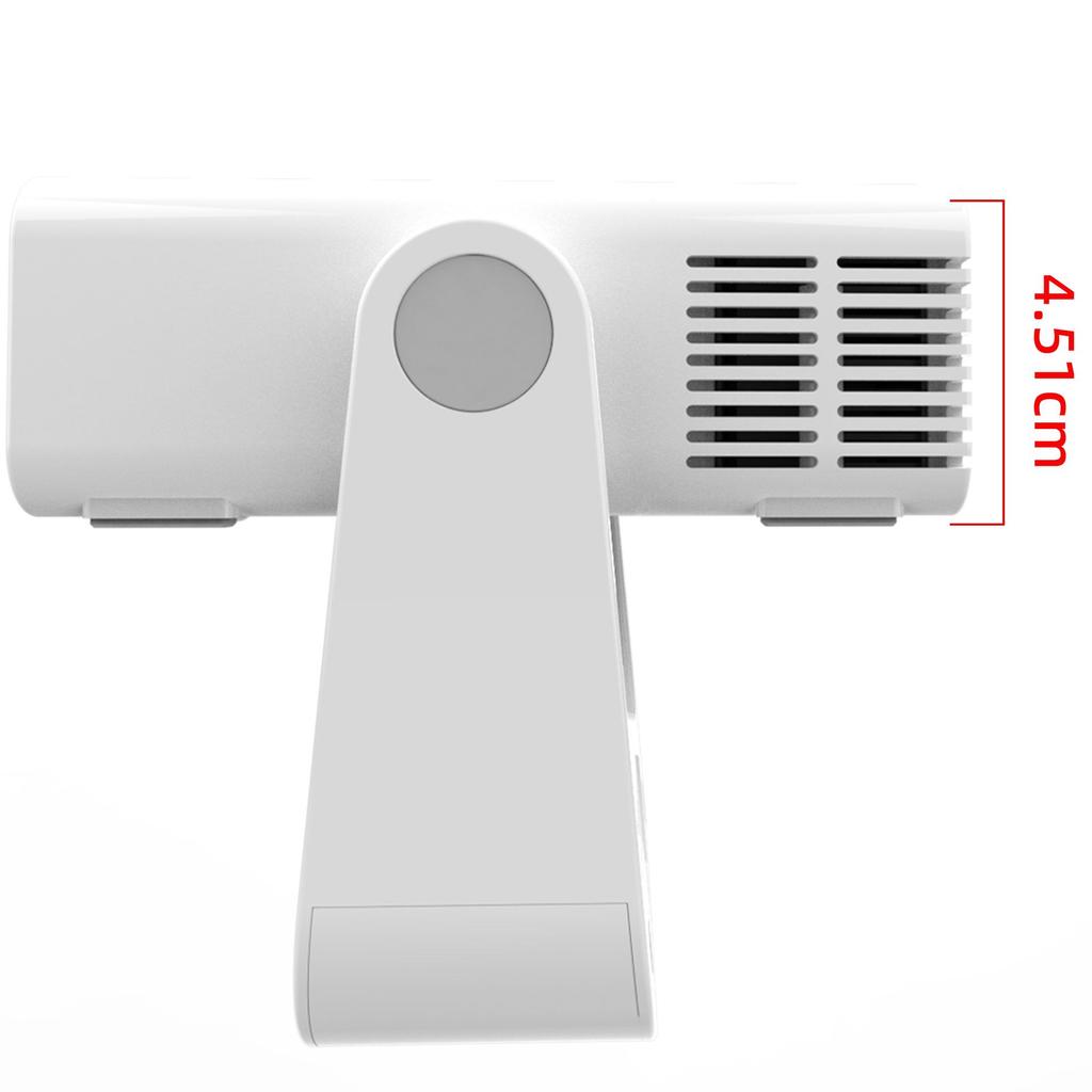 Upgraded HD Mini Projector with 230 ANSI, Android OS, Smart Gimbal Speaker, WiFi