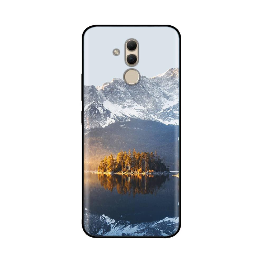 For Huawei Mate 20 Lite Case Cartoon Soft Silicone Phone Cover For Huawei Mate 20 Mate20 Pro Cases Bags Shockproof Painted Cover