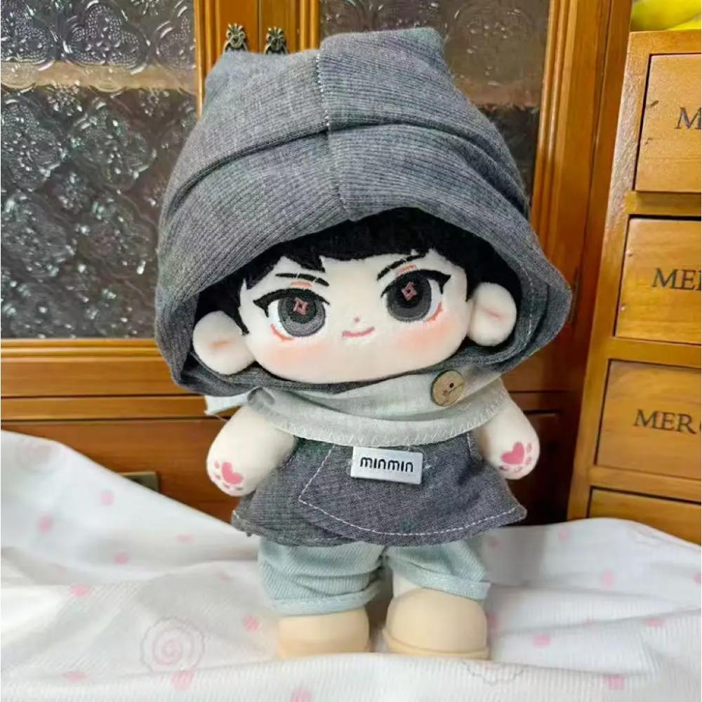 20cm Cute Idol Cotton Star Dolls Fifth Personality Boy Doll Cute Stuffed Baby Plushi Doll Can Change Clothe Fans Collection Gift