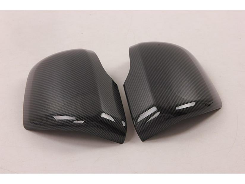 2020 H-1/Grand Starex Black Carbon Fiber Pattern ABS Rearview Mirror Cover