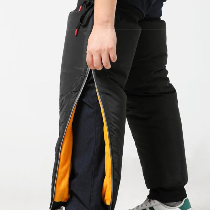 Motocrossowy Stabilizator Kolana Aksamitne Nakolanniki Ocieplacze Z Odblaskowym Zamkiem Ochraniacz Kolana Motocyklowa Zimowa Ochrona Na Rower Jazdę Rowerem