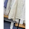 DIMANAF 2025 Summer Women Cardigan Lace T-Shirt Basic New Fashion Tops Lace Tees Casual Loose Tees