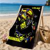 Fahrer durch Neonlicht sausend Strandtuch, Schnelltrocknend, Pflegeleicht, Geeignet für Fitness und Strandurlaub, Sport-Essential