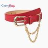 Pin Buckle Inlaid Short Chain Belt Jeans Decorative Clothing Belt Women