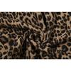 Women's Leopard Print Sexy Spice One Shoulder Hollowed-out Slim-fit Wrap Buttock Dress