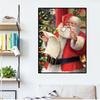 5D Diamond Square / Round Diamond Embroidery Santa DIY Mosaic Home Decoration