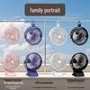 Silent Turbine Clip Fan for Desk or Wall - Powerful Cooling for Office and Dorm